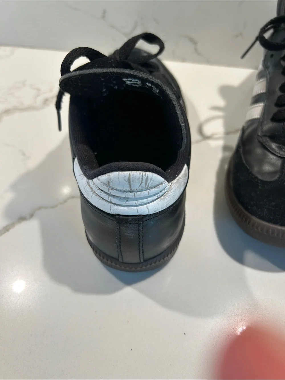 adidas Samba Black with White Stripes Sneakers - perfect treads